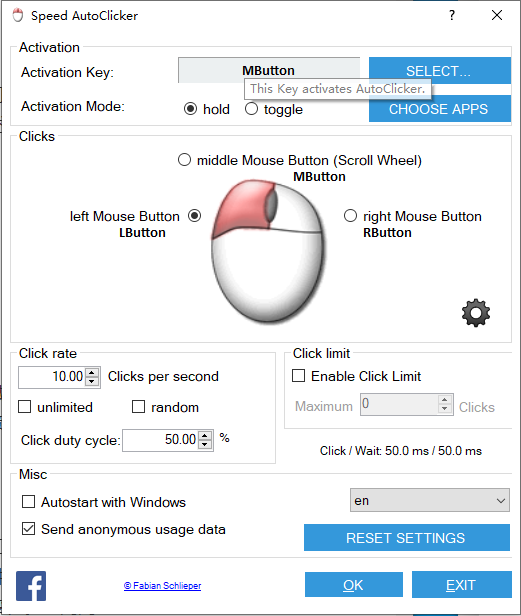 speed auto clicker