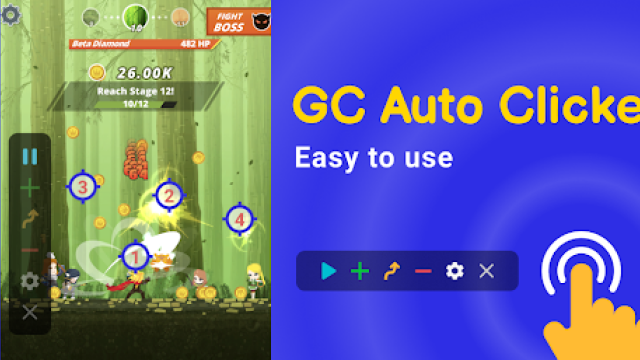 [GC Auto Clicker] An Android App that Automates Tapping in Games