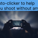 How a novice uses an automatic clicker to take a video without anyone